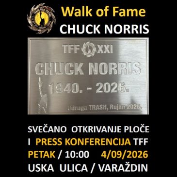 Svečano otkrivanje ploče Chucku Norrisu